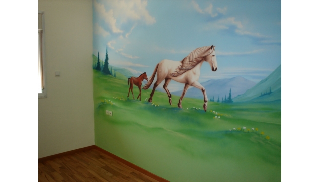 ציורי קיר לחדרי ילדים