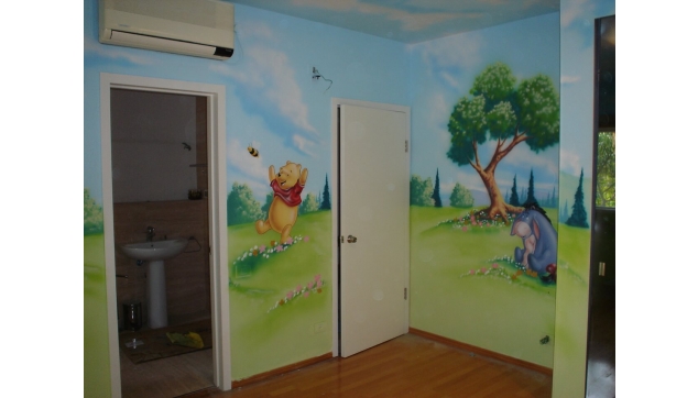 ציורי קיר לחדרי ילדים