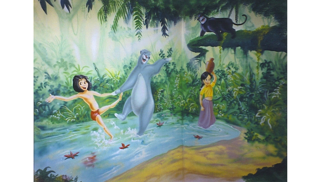 ציורי קיר לחדרי ילדים