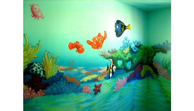 ציורי קיר לחדרי ילדים