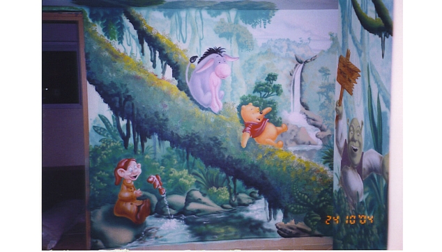ציורי קיר לחדרי ילדים