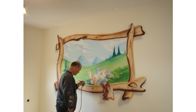 ציורי קיר לחדרי ילדים
