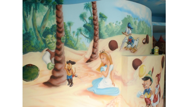 ציורי קיר לחדרי ילדים