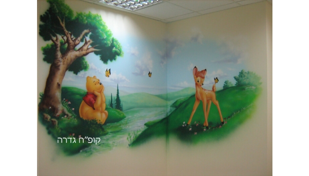 ציורי קיר לחדרי ילדים