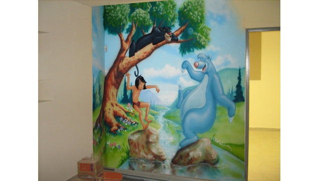 ציורי קיר לחדרי ילדים