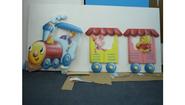 ציורי קיר לחדרי ילדים