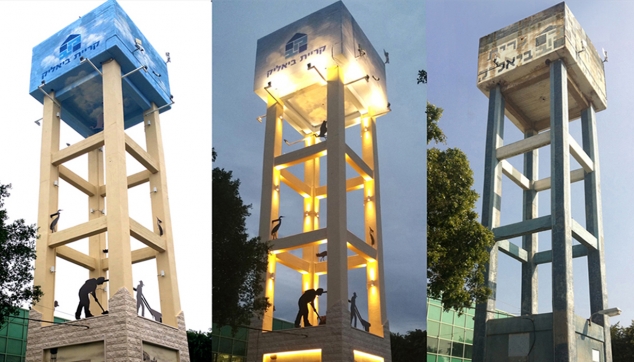 ציורי קיר מגדלי מים