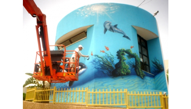 ציורי קיר מגדלי מים