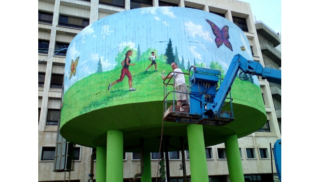 ציורי קיר מגדלי מים