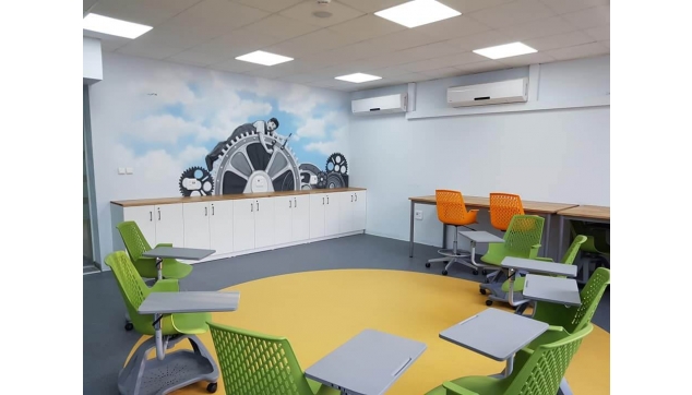 ציורי קיר מסדרונות וכיתות מעוצבות