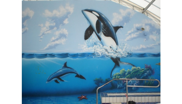 ציורי קיר עולם המים