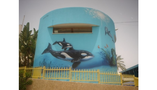 ציורי קיר עולם המים