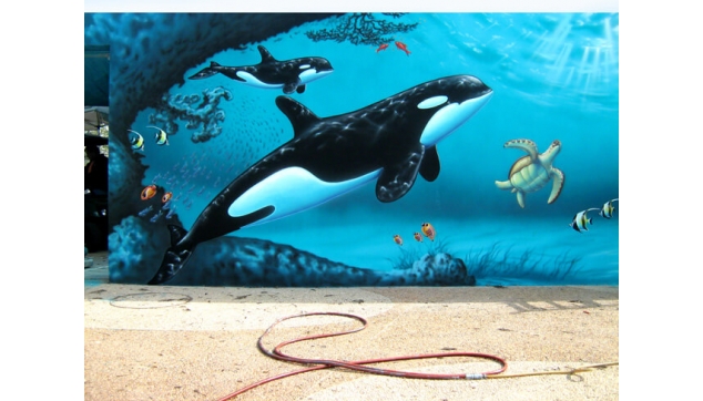 ציורי קיר עולם המים