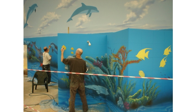 ציורי קיר עולם המים