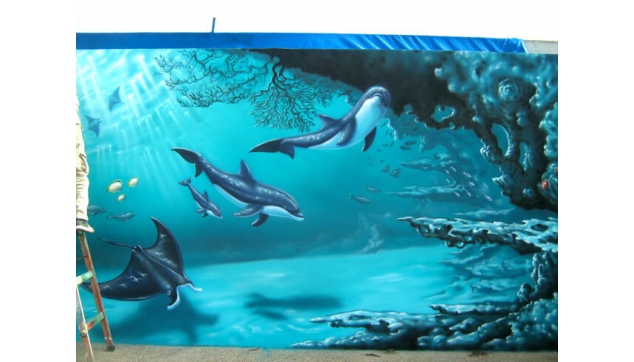 ציורי קיר עולם המים