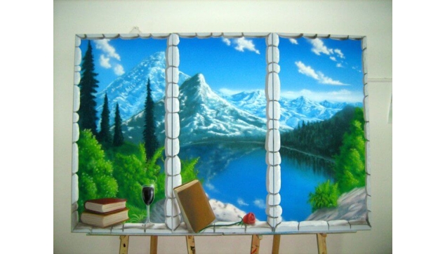 ציורי קיר תלת מימד