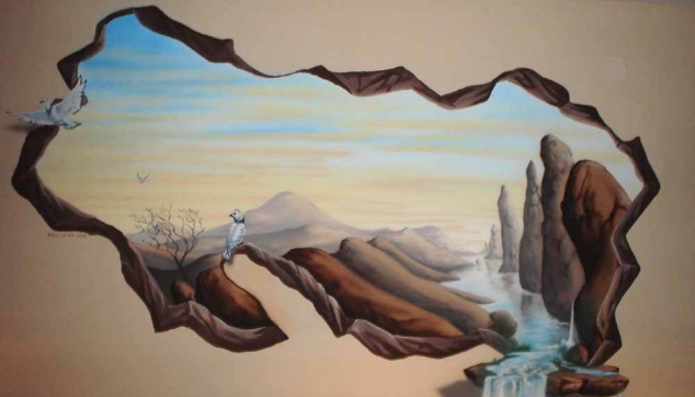 ציורי קיר תלת מימד