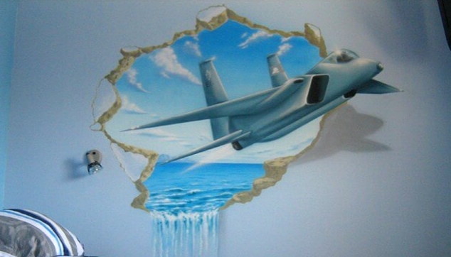 ציורי קיר תלת מימד