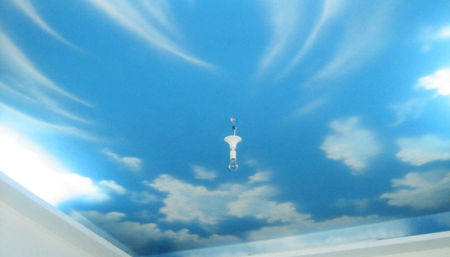 תקרת שמיים בסלון