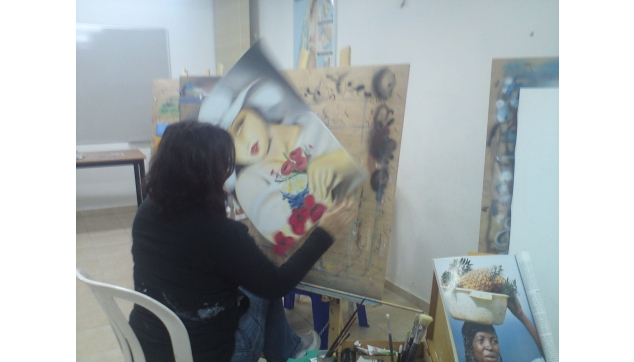 חוגי ציור רישום ושמן על בד