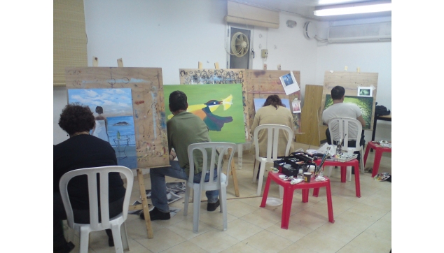 חוגי ציור רישום ושמן על בד